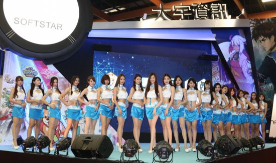 2016台北电玩展showgirl图集 貌美肤白大长腿