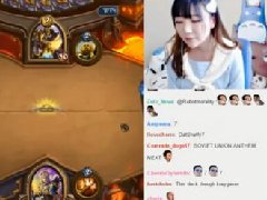 炉石美女主播twitch直播:高唱国歌竟泣不成声