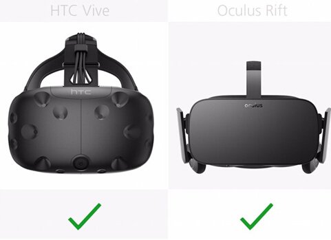 VR设备哪家强 HTC Vive与Oculus Rift对比